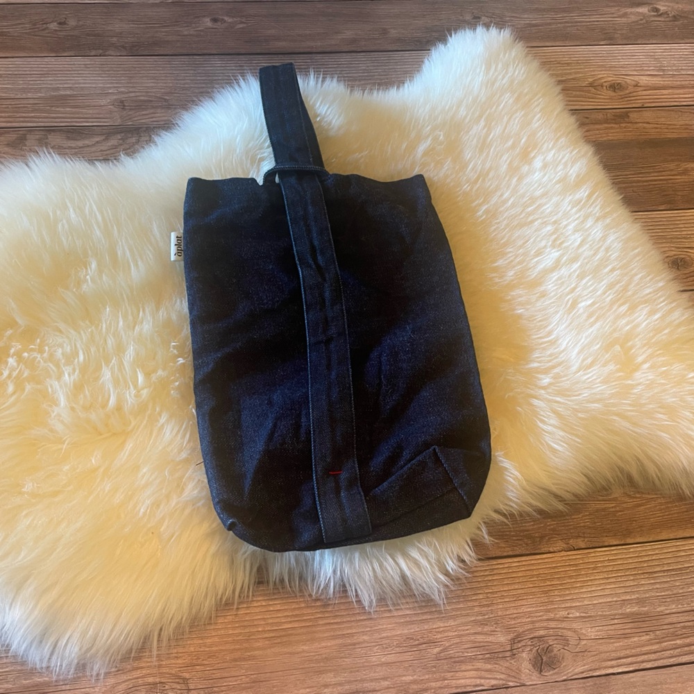 aplat Vin Two Bottle Wine Tote | Denim